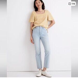 Madewell slim Demi boot cut classic denim jeans size 27